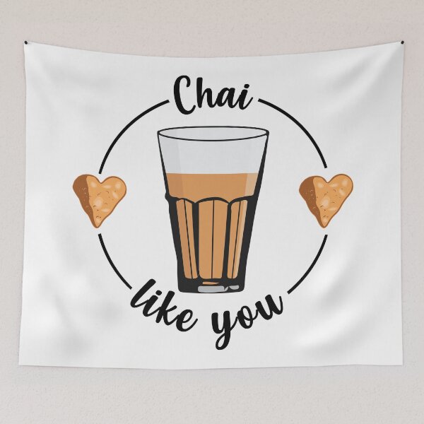 Item preview, I like you, I chai you Indian Pakistani Valentines Gift  designed and sold by alltheprints.