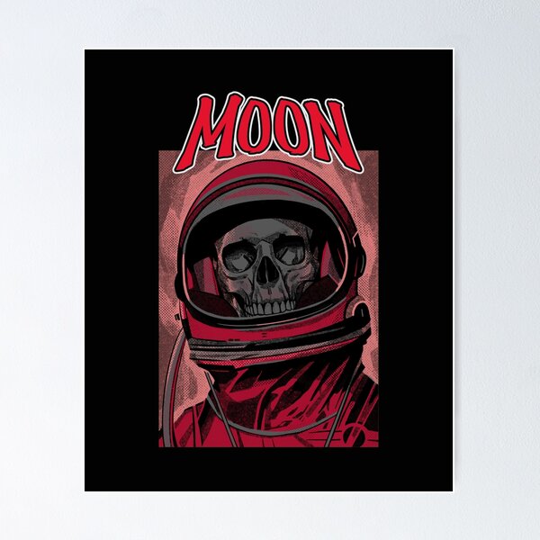 Artikel-Vorschau von Mond-Astronauten-Zombie, designt und verkauft von FantasticNerdom.