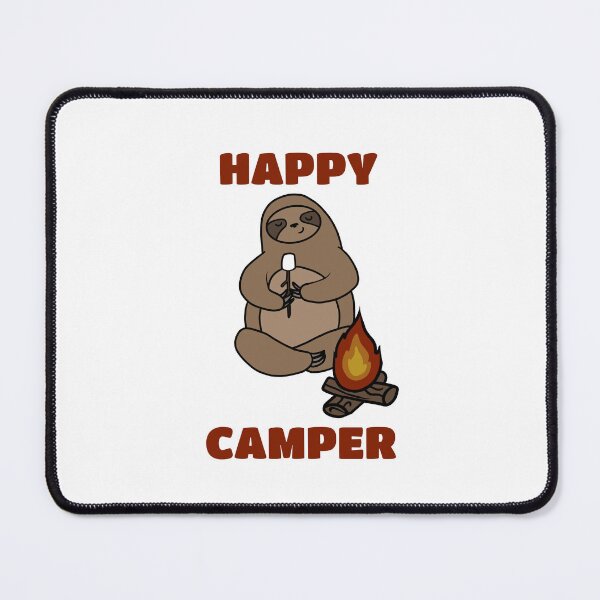 Item preview, Camping Quote, Happy Camper, Sloth designed and sold by KD Merch.