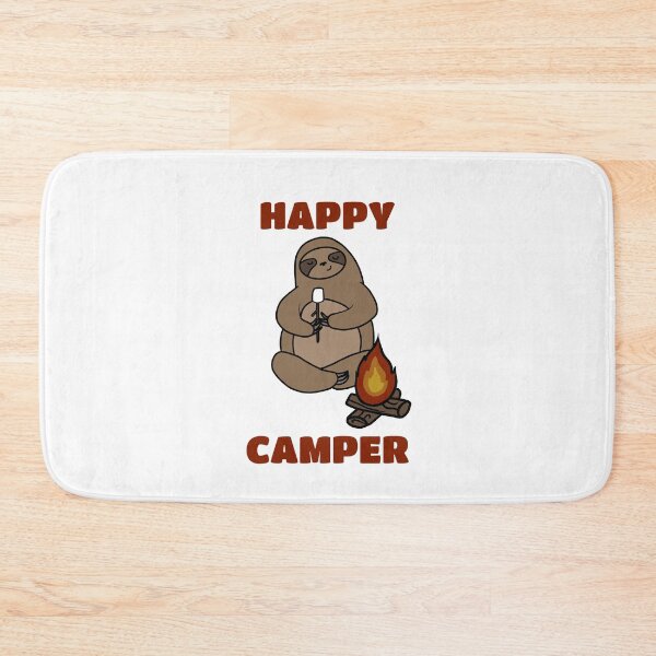 Item preview, Camping Quote, Happy Camper, Sloth designed and sold by KD Merch.