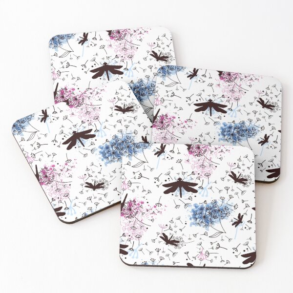 Item preview, Dandelions, dragonflies designed and sold by DerSenat.
