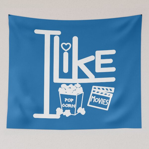 Item preview, I like movies and popcorn. designed and sold by SunriseD.