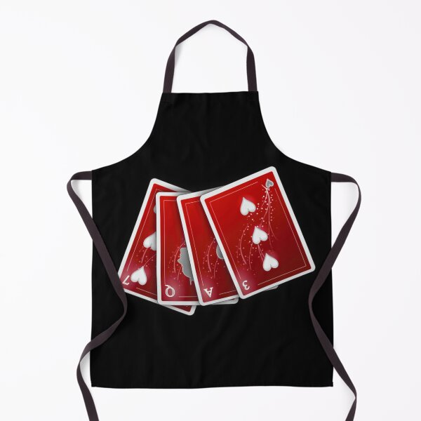 Item preview, “LOVE” Spelled out in Poker Cards (hearts- upside down 7QA3) designed and sold by QuotesForHope.