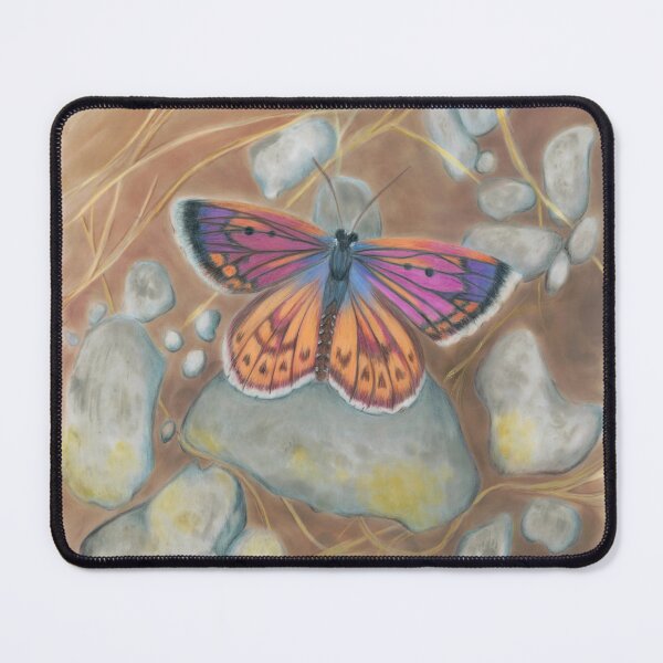 Item preview, New Zealand Boulder Copper Butterfly designed and sold by Moya Deacon Radley.