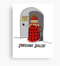 Indiana Dalek Canvas Print