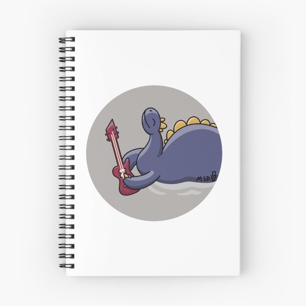 Item preview, Loch Ness Monster - Cartoon Guitar Playing Musician designed and sold by MadSkullDesigns.