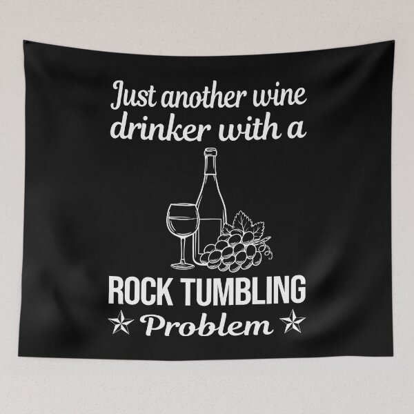 Item preview, Wine Drinker Rock Tumbling Tumbler designed and sold by zuehloxerxk.