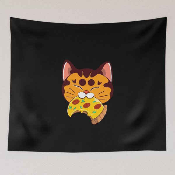 Item preview, Cat Love Pizza designed and sold by Artthree.