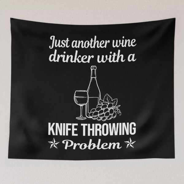 Item preview, Wine Drinker Knife Throwing designed and sold by zuehloxerxk.