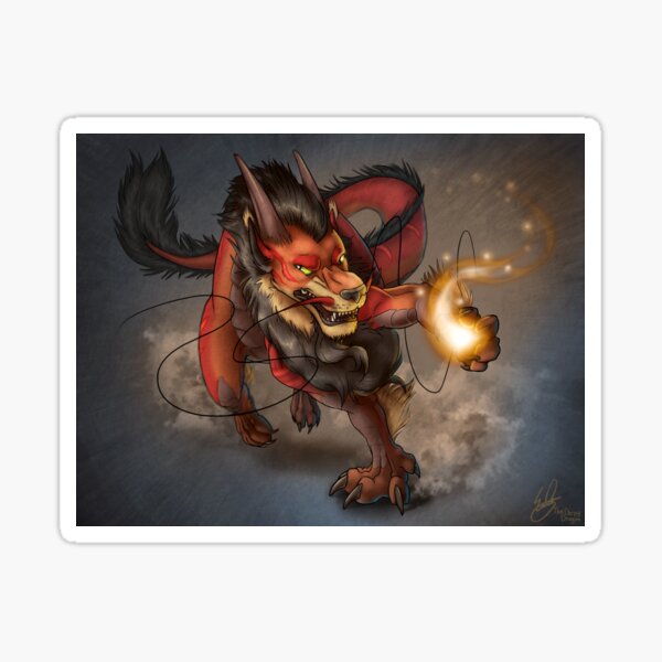 Flame Rush Sticker