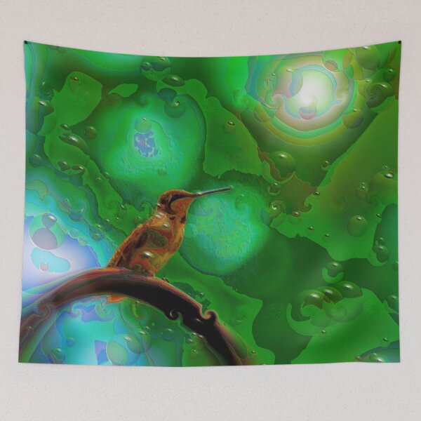 Item preview, Planet Hummingbird designed and sold by AhArtography.