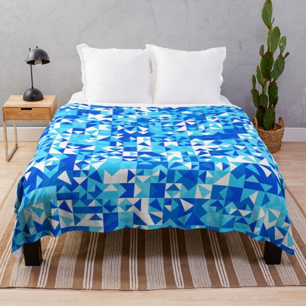 Item preview, Blue Seamless Mosaic Pattern  designed and sold by RED FIR.
