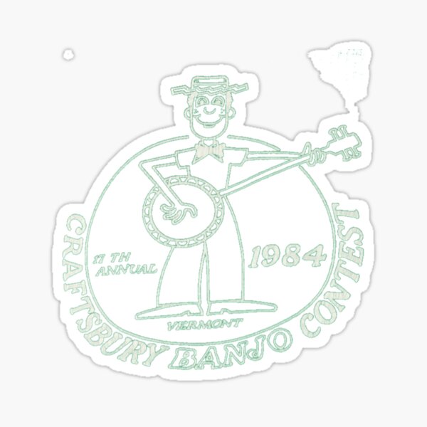 "craftsbury banjo contest stranger things dustin Classic " Sticker for
