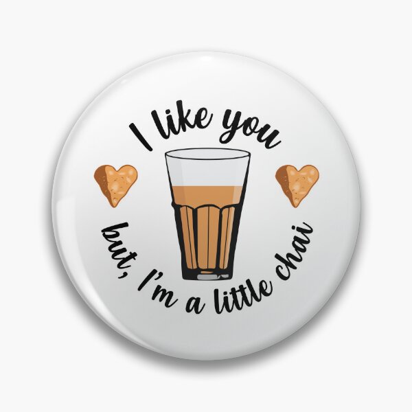 Item preview, I like you but a little Chai Indian Pakistani Valentines Gift  designed and sold by alltheprints.
