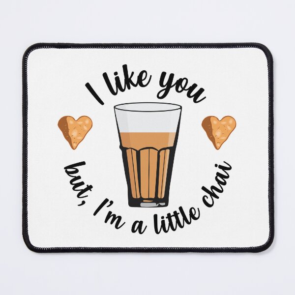 Item preview, I like you but a little Chai Indian Pakistani Valentines Gift designed and sold by alltheprints.