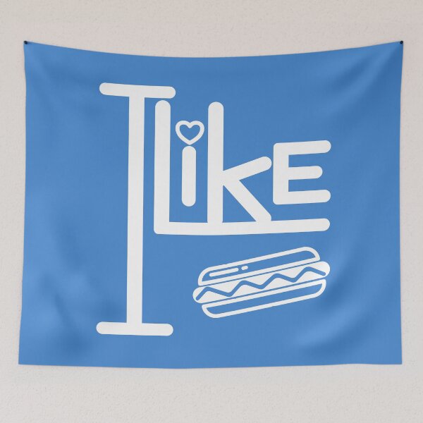 Item preview, I like hot dogs. designed and sold by SunriseD.