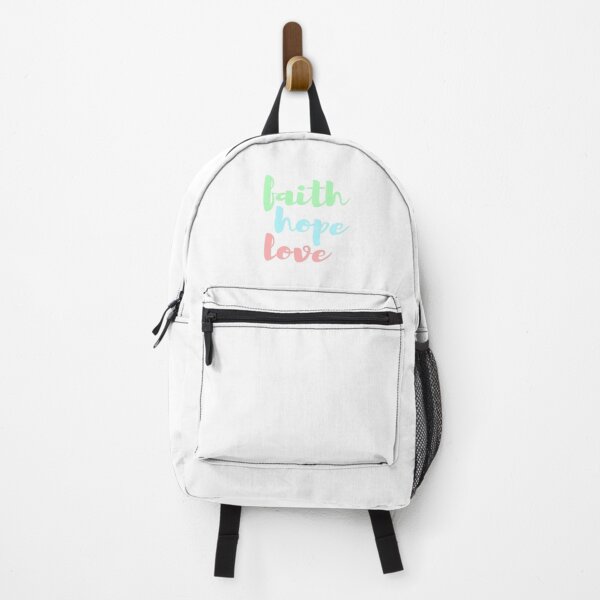 Item preview, Faith Hope Love pastel colors green blue pink designed and sold by AmeliasArtistry.