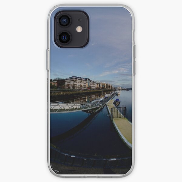 Dawn Calm at Foyle Marina, Derry, N.Ireland iPhone Soft Case