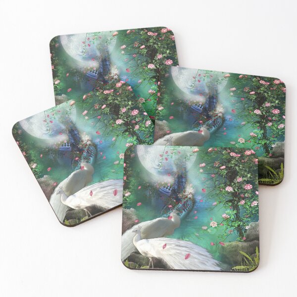 Item preview, White peacock in the Night designed and sold by Alimera.