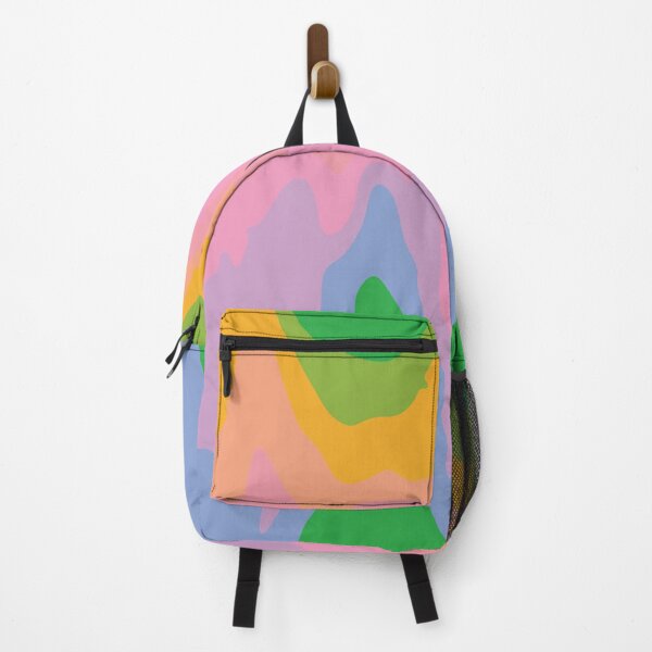 Item preview, Organic groove retro 80s green pink yellow abstract marble pattern designed and sold by alienrabbit.