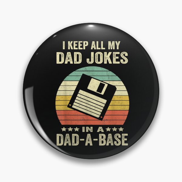 Artikelvorschau, I Keep All My Dad Jokes In A Dad-A-Base Vintage Father Dad T-Shirt entworfen und verkauft von Tourane-Navy.