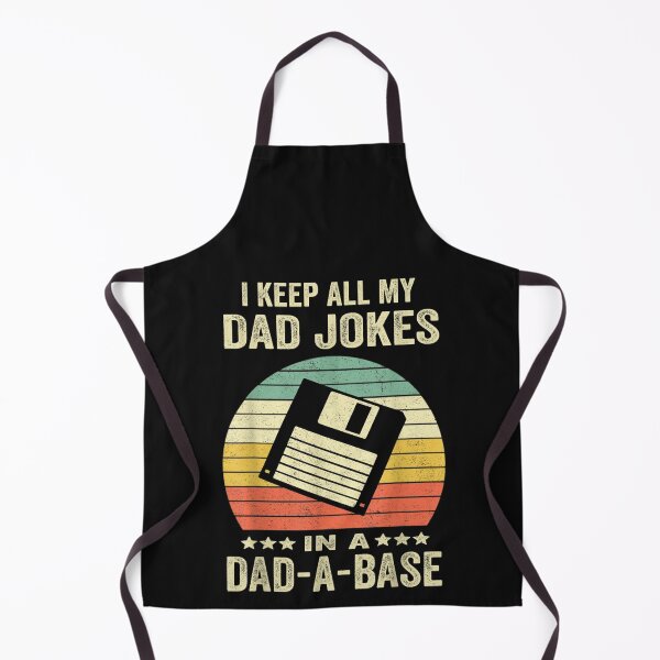 Item preview, I Keep All My Dad Jokes In A Dad-A-Base Vintage Father Dad T-Shirt designed and sold by Tourane-Navy.
