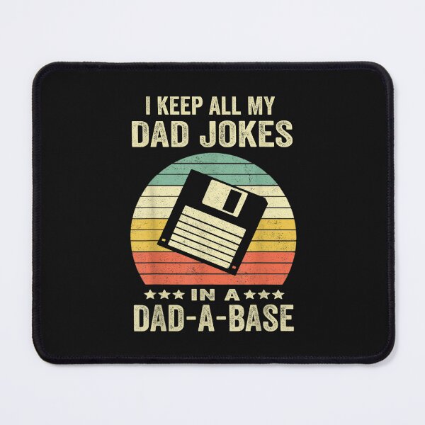 Item preview, I Keep All My Dad Jokes In A Dad-A-Base Vintage Father Dad T-Shirt designed and sold by Tourane-Navy.