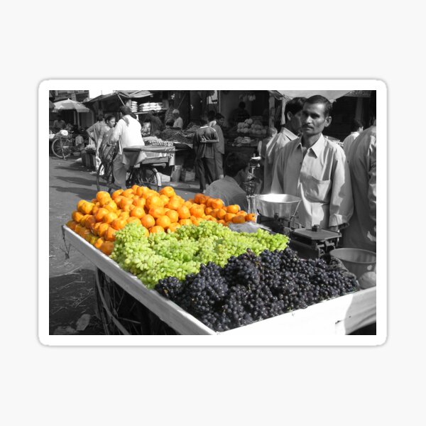 Vista previa del artículo con la obra «Mercadillo indio», diseñado y vendido por indiafrankk.