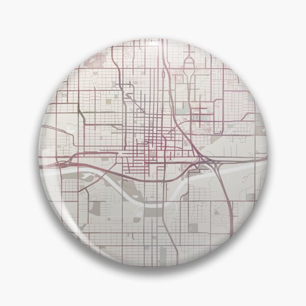 Item preview, Oklahoma City Map, Oklahoma City, Oklahoma USA City designed and sold by TheRedFinch.