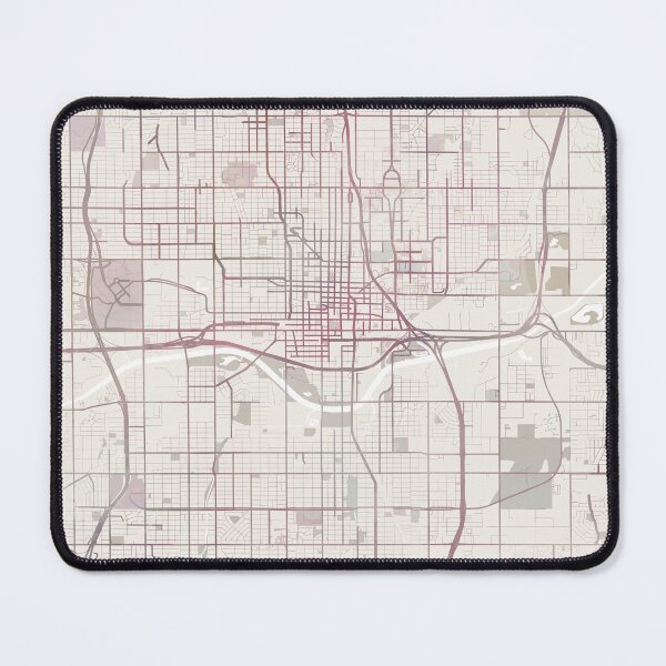 Item preview, Oklahoma City Map, Oklahoma City, Oklahoma USA City designed and sold by TheRedFinch.