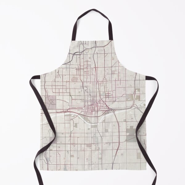 Item preview, Oklahoma City Map, Oklahoma City, Oklahoma USA City designed and sold by TheRedFinch.
