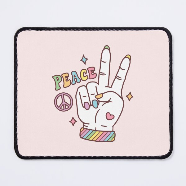 Item preview, Colorful Rainbow Peace Hand Sign Pride designed and sold by SenkinGraphics.