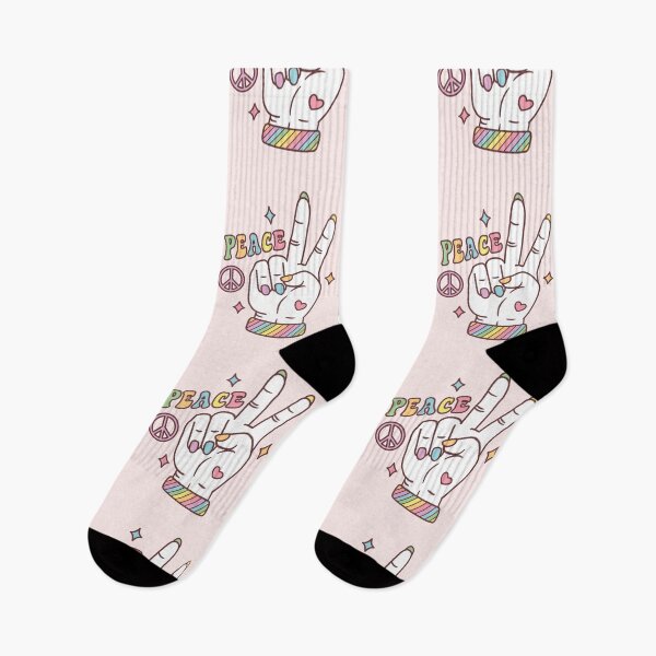 Item preview, Colorful Rainbow Peace Hand Sign Pride designed and sold by SenkinGraphics.