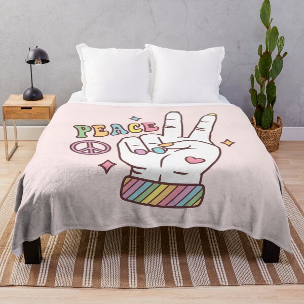 Item preview, Colorful Rainbow Peace Hand Sign Pride designed and sold by SenkinGraphics.