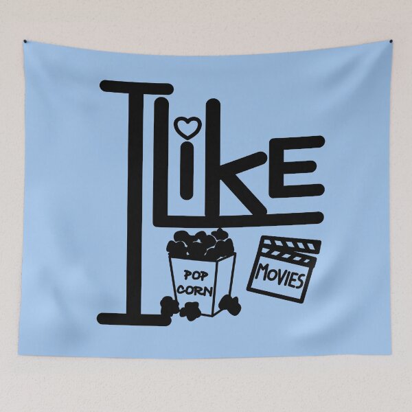 Item preview, I like movies and popcorn. designed and sold by SunriseD.