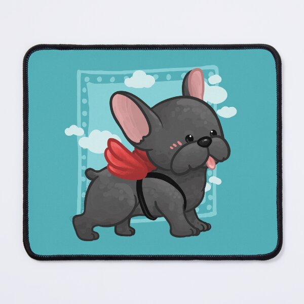 Item preview, Frenchie Dog Red Wings designed and sold by Khotekmei.
