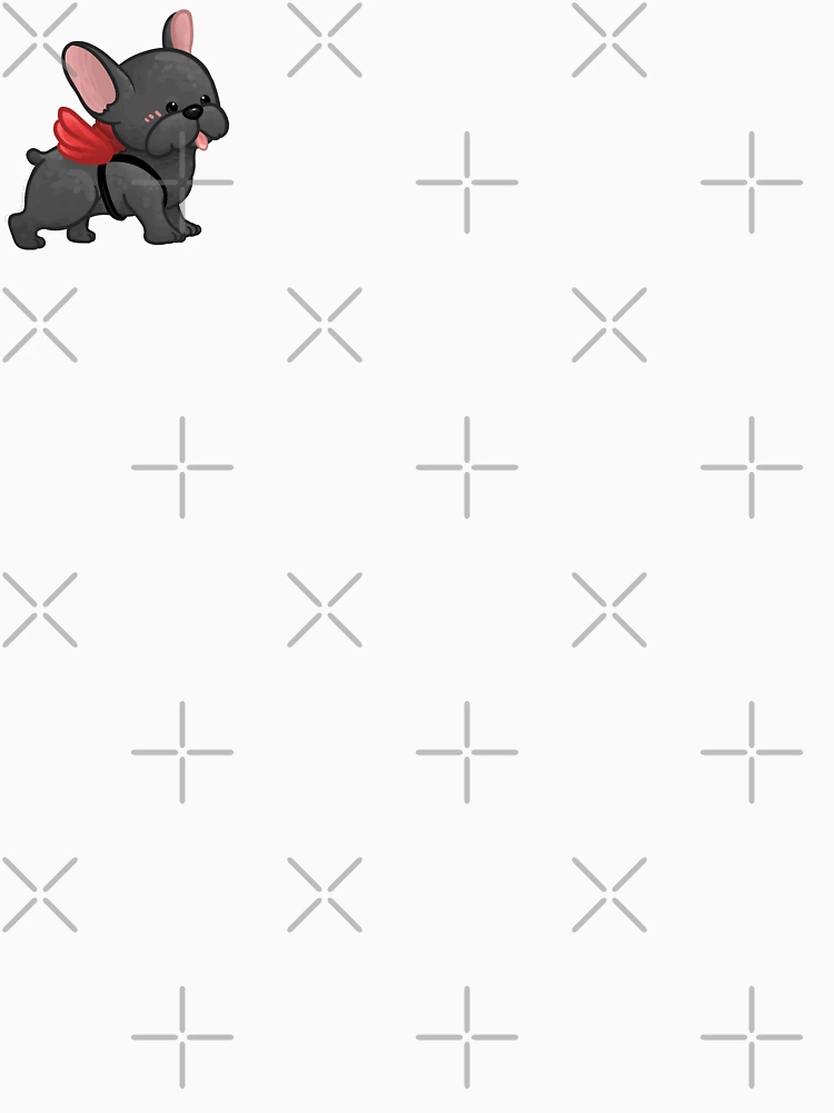 Aperçu 6 sur 6. Sweat à capuche épais avec l'œuvre Frenchie Chien Ailes Rouges créée et vendue par Khotekmei.