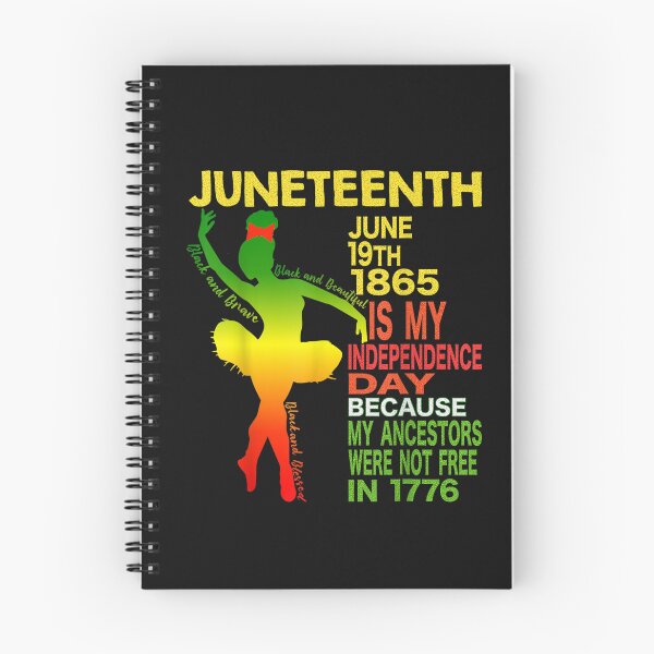 Item preview, Happy Juneteenth Independence Dancer Black Girl Ballerina T-Shirt designed and sold by Tourane-Navy.