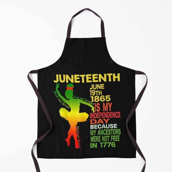Item preview, Happy Juneteenth Independence Dancer Black Girl Ballerina T-Shirt designed and sold by Tourane-Navy.