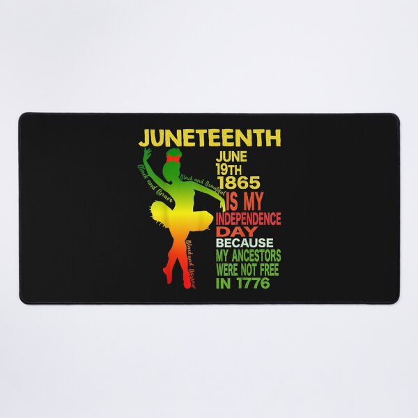 Item preview, Happy Juneteenth Independence Dancer Black Girl Ballerina T-Shirt designed and sold by Tourane-Navy.