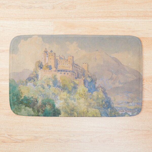 Artikelvorschau, Blick auf die Festung Hohensalzburg von der Richterhöhe von Edward Theodore Compton entworfen und verkauft von LoveSeasonz.