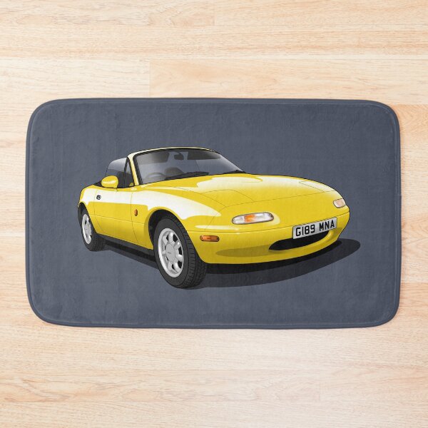 Item preview, 1990 Mazda MX5 in yellow designed and sold by candc-retro.