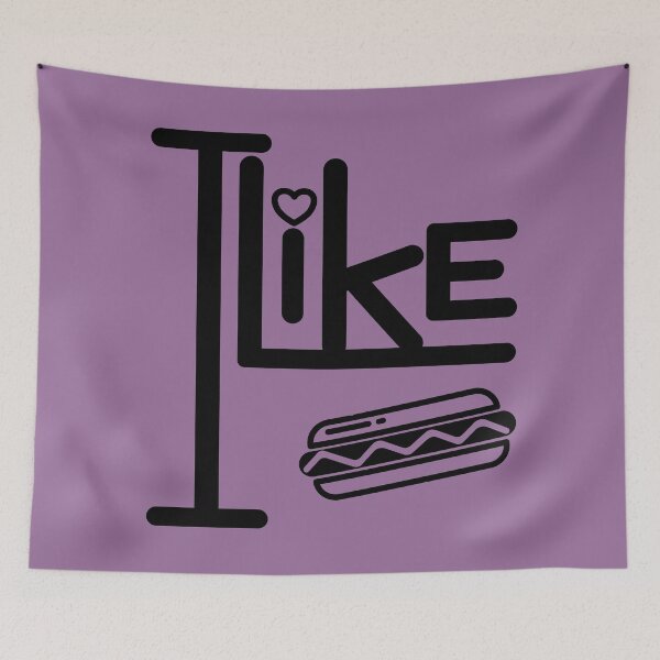Item preview, I like hot dogs. designed and sold by SunriseD.
