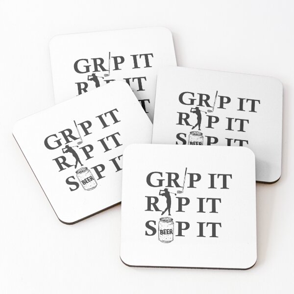 Item preview, Grip it Rip it Sip it Drinking Golf gag gift for men women designed and sold by AubreeFashion.