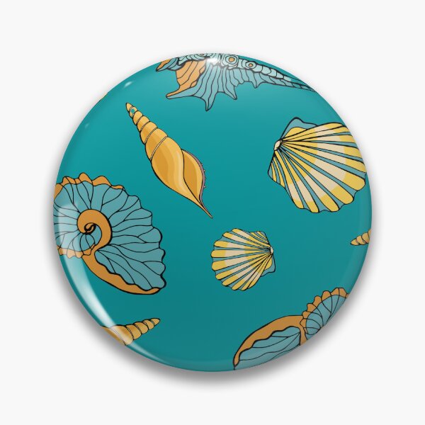 Item preview, Sea shells in a blue ocean designed and sold by FGCART.