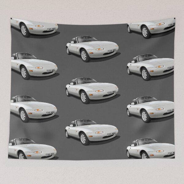 Item preview, 1990 Mazda MX5 in white designed and sold by candc-retro.