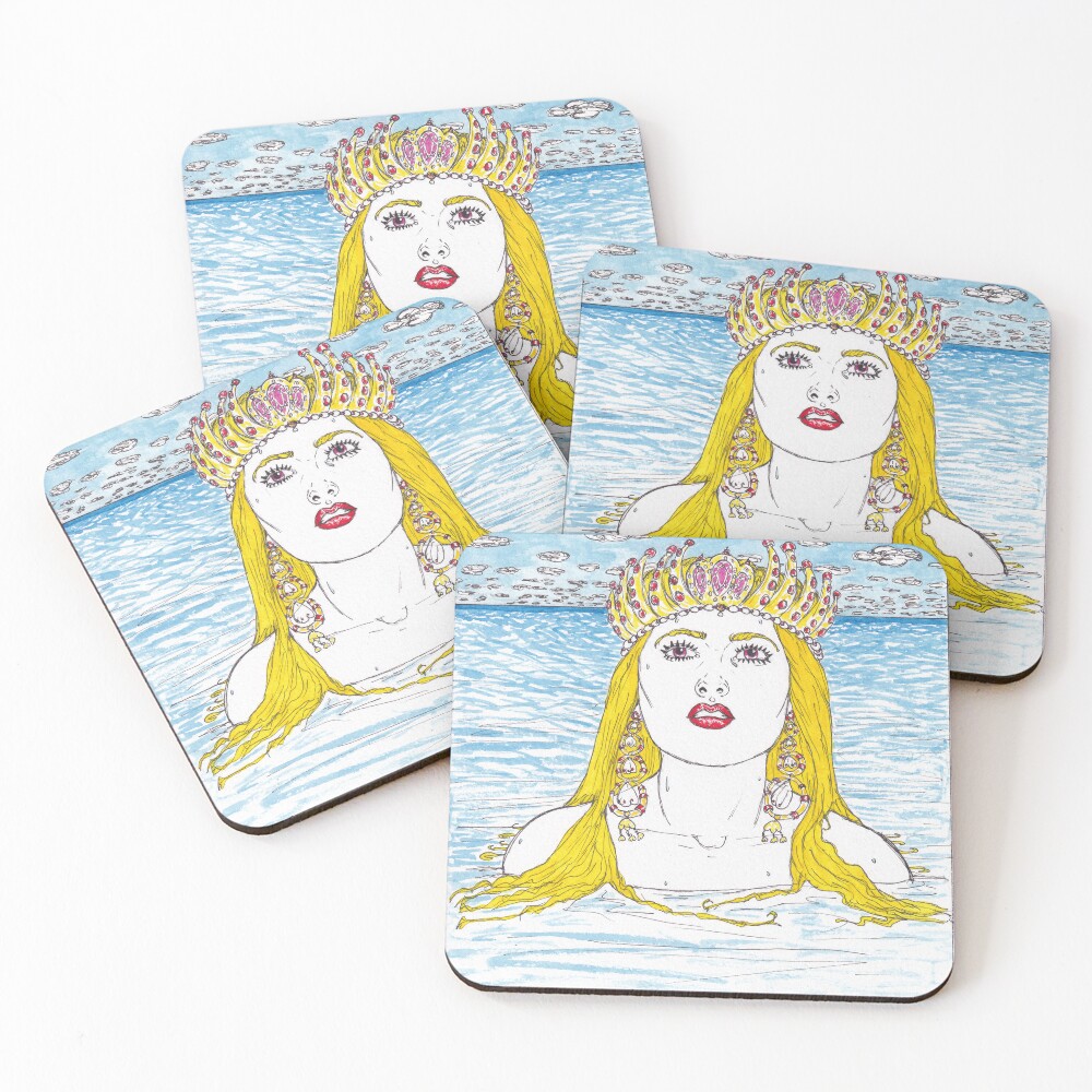Item preview, Coasters (Set of 4) designed and sold by leopardonatree.