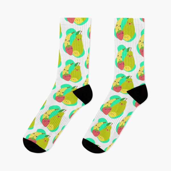 Item preview, Happy Fruit friends | Vegan chats designed and sold by JJMasters.