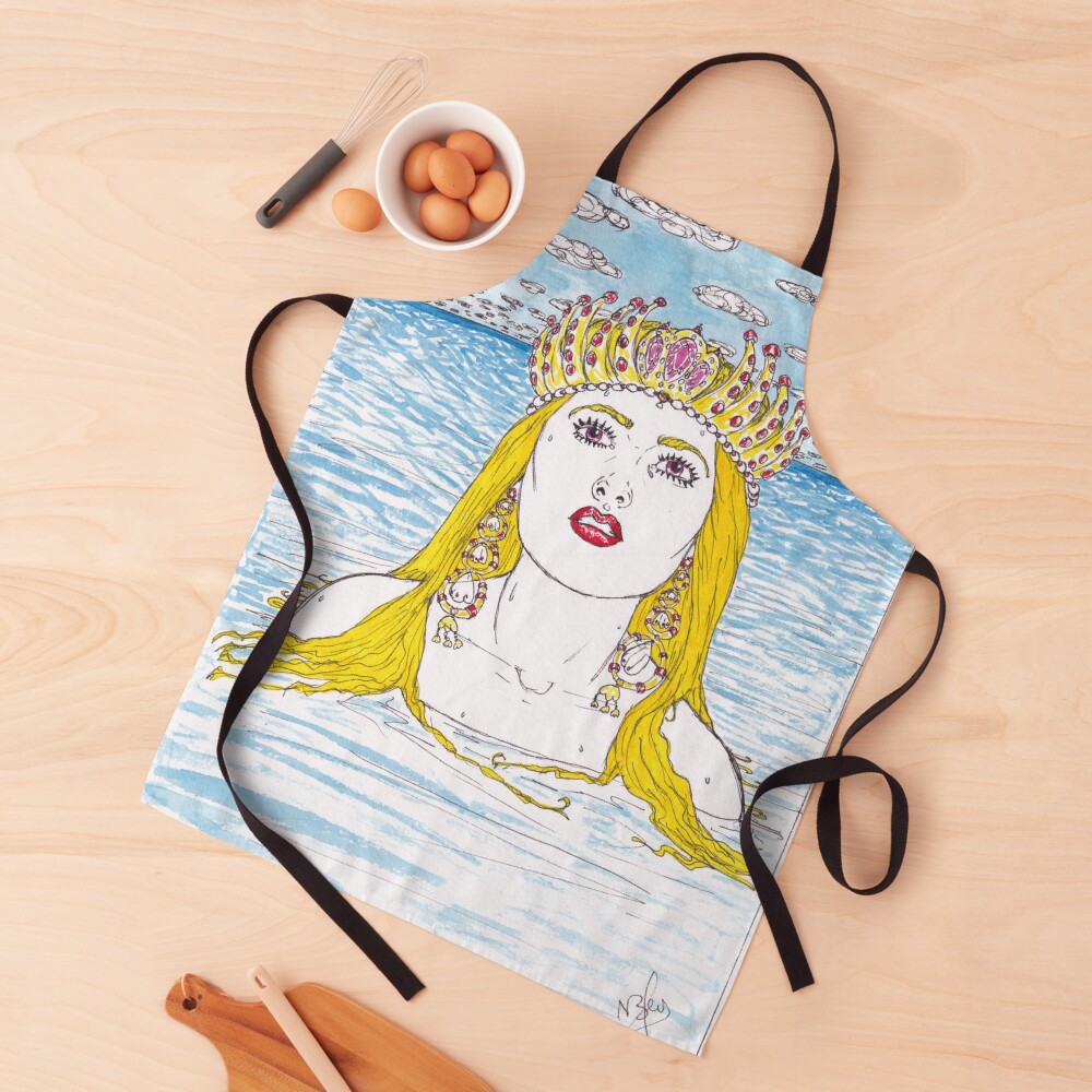 Item preview, Apron designed and sold by leopardonatree.