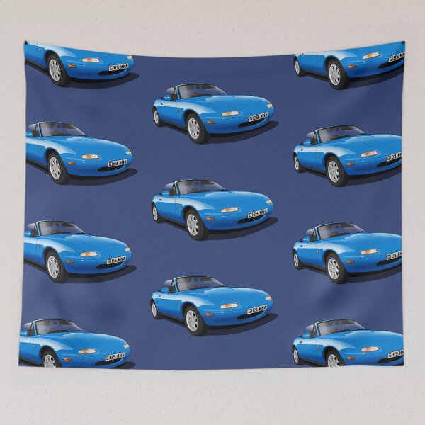 Item preview, 1990 Mazda MX5 in blue designed and sold by candc-retro.